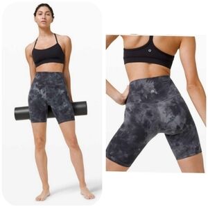 Lululemon Align Short *6" | Diamond Dye Pitch Grey Graphite Grey | 14